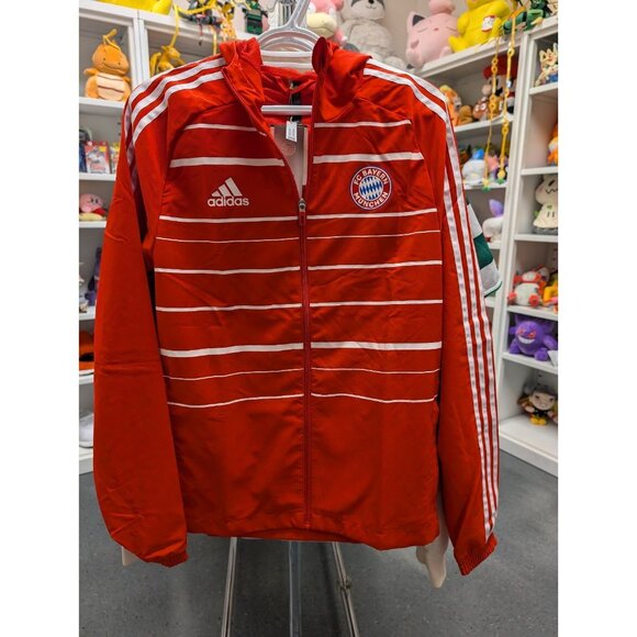 BNWT 22-23 Bayern Munich adidas DNA Windbreaker Jacket Training Mens Size small - Picture 1 of 5